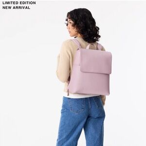 Beis The Wicked Backpack in Wicked Pink